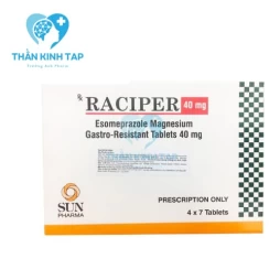 Raciper 40 - Điều trị trào ngược dạ dày thực quản
